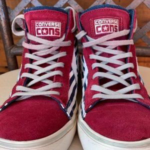Converse hi top flag shoes